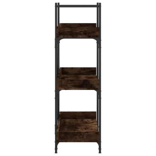 Regal za knjige s 3 razine boja hrasta 100x33x108,5 cm drveni - Dimljeni hrast 1 108.5 cm Cijena