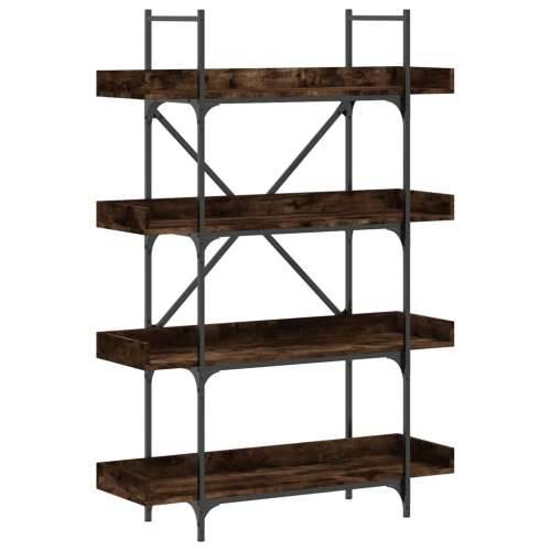 Regal za knjige s 4 razine boja hrasta 100x33x145,5 cm drveni Dimljeni hrast 1 145.5 cm Cijena