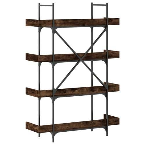 Regal za knjige s 4 razine boja hrasta 100x33x145,5 cm drveni Dimljeni hrast 1 145.5 cm Cijena