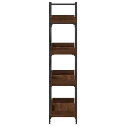Regal za knjige s 4 razine boja hrasta 100x33x145,5 cm drveni - Smeđi hrast 1 145.5 cm Cijena