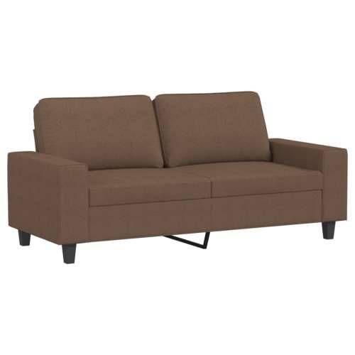 Dvosjed od tkanine smeđi 140 cm - Smeđa 140 cm Cijena