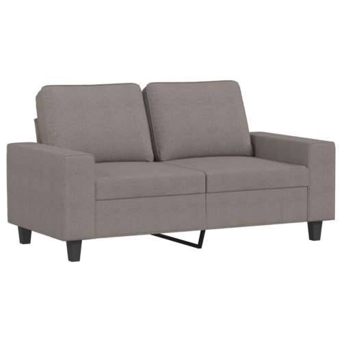 3-dijelni set sofa smeđesivi od tkanine - Sivo-smeđa s jastučićima Cijena