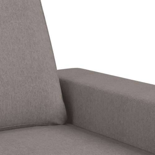 3-dijelni set sofa smeđesivi od tkanine - Sivo-smeđa s jastučićima Cijena