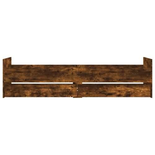 Okvir kreveta s ladicama boja dimljenog hrasta 90x200 cm - Dimljeni hrast 90 x 200 cm Cijena