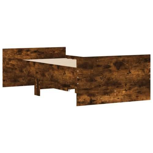 Okvir kreveta s ladicama boja dimljenog hrasta 90x200 cm - Dimljeni hrast 90 x 200 cm Cijena