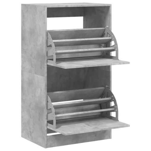 Ormarić za cipele s 2 ladice siva boja betona 60 x 42 x 108 cm - Beton siva 60 x 42 x 108 cm 1 Cijena