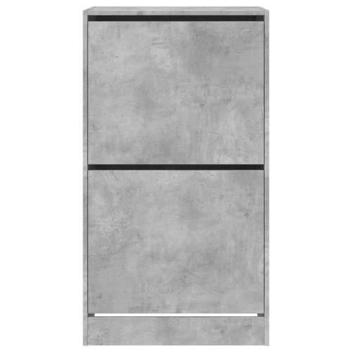 Ormarić za cipele s 2 ladice siva boja betona 60 x 42 x 108 cm - Beton siva 60 x 42 x 108 cm 1 Cijena