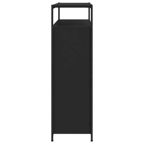 Ormarić za cipele s 4 preklopne ladice crni 100 x 34 x 112 cm - Crna 1 100 cm Cijena