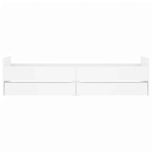 Okvir kreveta s ladicama bez madraca bijeli 90x200 cm - Bijela 90 x 200 cm Cijena