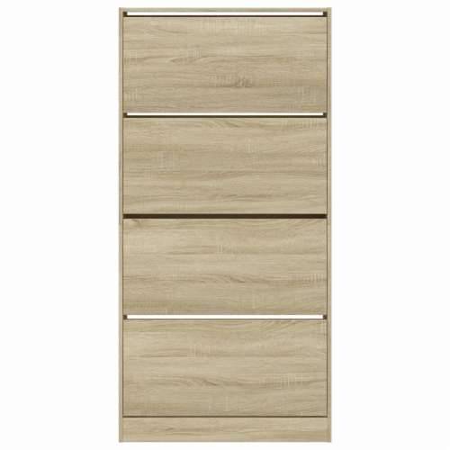 Ormarić za cipele s 4 ladice boja hrasta 80 x 21 x 163,5 cm - sonoma hrast 80 x 21 x 163.5 cm 1 Cijena