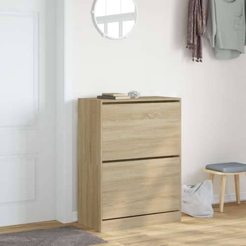 Ormarić za cipele s 2 ladice boja hrasta 80x42x108 cm - sonoma hrast 80 x 42 x 108 cm 1 Cijena
