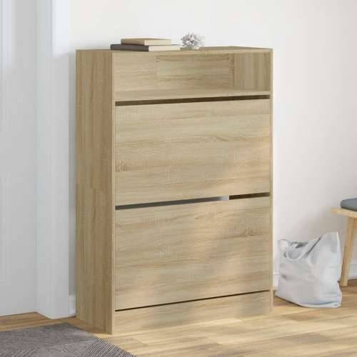 Ormarić za cipele s 2 ladice boja hrasta 80 x 34 x 116 cm - sonoma hrast 1 80 cm Cijena