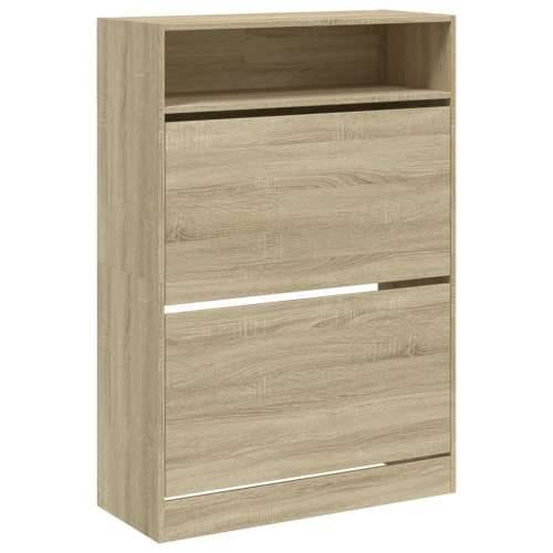 Ormarić za cipele s 2 ladice boja hrasta 80 x 34 x 116 cm - sonoma hrast 1 80 cm Cijena