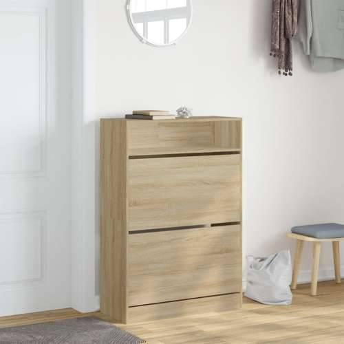 Ormarić za cipele s 2 ladice boja hrasta 80 x 34 x 116 cm - sonoma hrast 1 80 cm Cijena