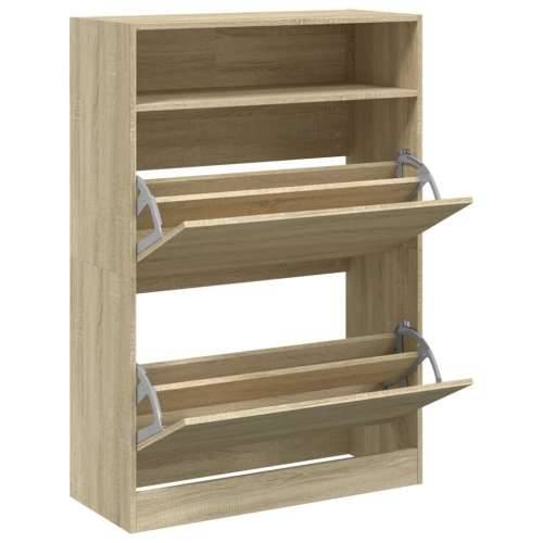 Ormarić za cipele s 2 ladice boja hrasta 80 x 34 x 116 cm - sonoma hrast 1 80 cm Cijena