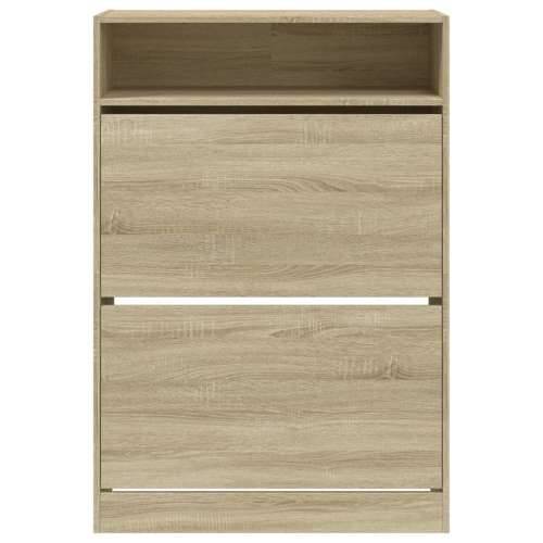 Ormarić za cipele s 2 ladice boja hrasta 80 x 34 x 116 cm - sonoma hrast 1 80 cm Cijena