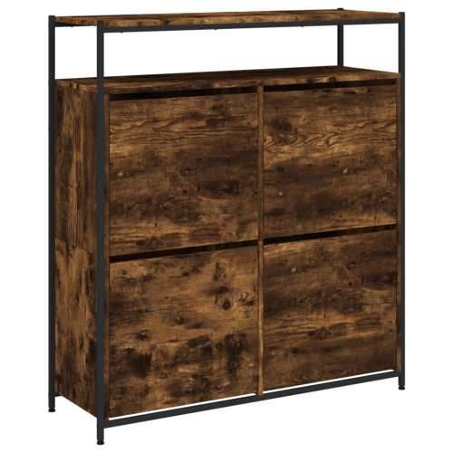 Ormarić za cipele s 4 ladice boja hrasta 100x34x112 cm - Dimljeni hrast 1 100 cm Cijena