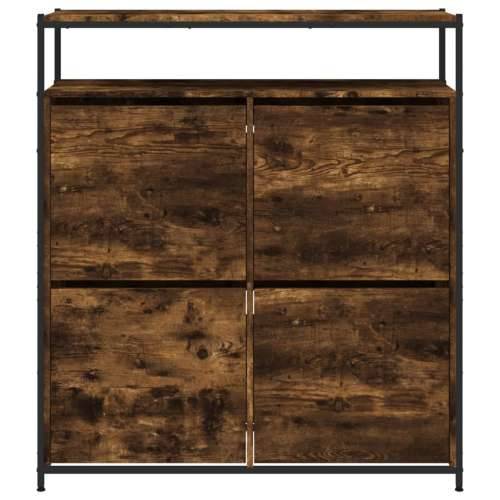Ormarić za cipele s 4 ladice boja hrasta 100x34x112 cm - Dimljeni hrast 1 100 cm Cijena