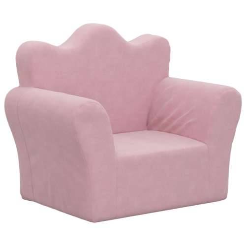 Dječja sofa ružičasta od mekanog pliša - Ružičasta Stolica Cijena