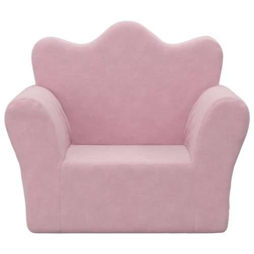 Dječja sofa ružičasta od mekanog pliša - Ružičasta Stolica Cijena