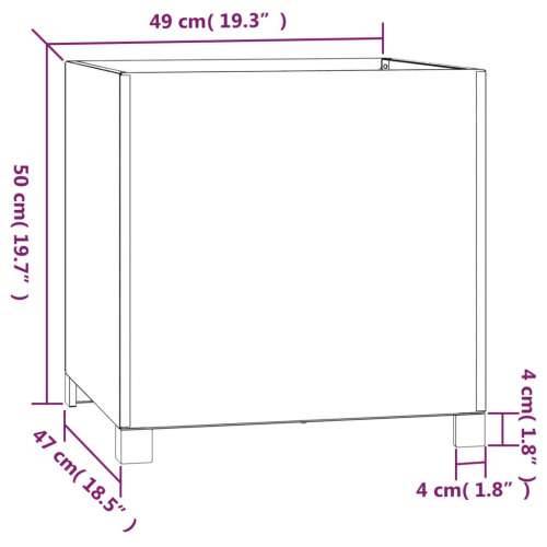 Sadilica s nogama boja hrđe 49 x 47 x 50 cm od čelika COR-TEN - 49 x 47 x 50 cm 1 Cijena