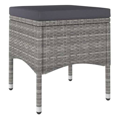 Vrtna garnitura - 5-dijelni vrtni blagovaonski set poliratan i drvo bagrema sivi - Smeđa i siva 80 x 80 x 75 cm 5 Cijena