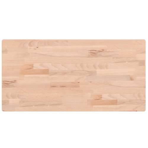 Stolna ploča 80 x 40 x 2,5 cm pravokutna od masivne bukovine - Prirodna 80 x 40 x 2.5 cm 1 Cijena