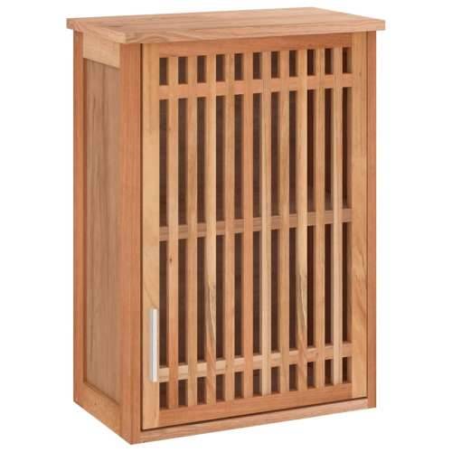 Zidni kupaonski ormarić 42 x 23 x 60 cm od masivnog drva oraha - 42 x 23 x 60 cm 1 Cijena