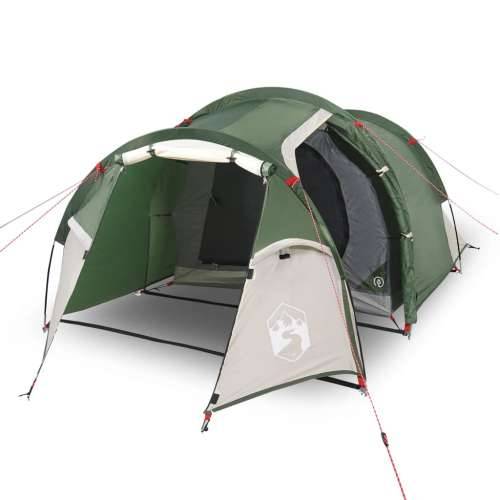 Tunelski šator za kampiranje za 3 osobe zeleni vodootporni Cijena