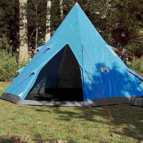 Šator tipi za kampiranje za 4 osobe plavi vodootporni