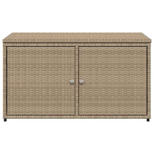 Vrtni ormarić za pohranu bež 110x55x60,5 cm od poliratana - Bež Cijena