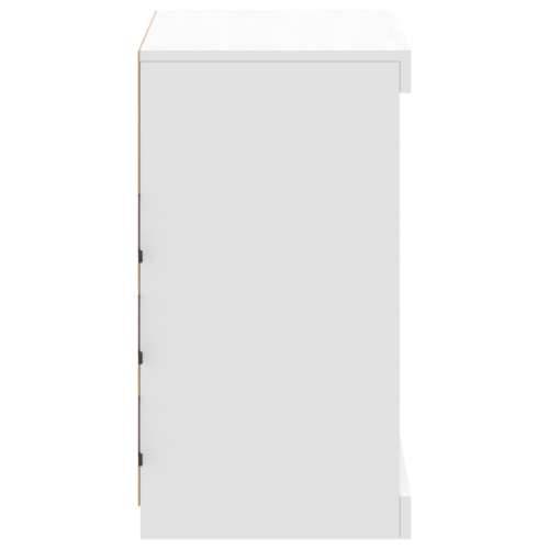 Komoda s LED svjetlima bijela 60,5 x 37 x 67 cm - Bijela 1 Cijena