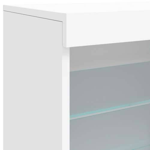 Komoda s LED svjetlima bijela 60,5 x 37 x 67 cm - Bijela 1 Cijena