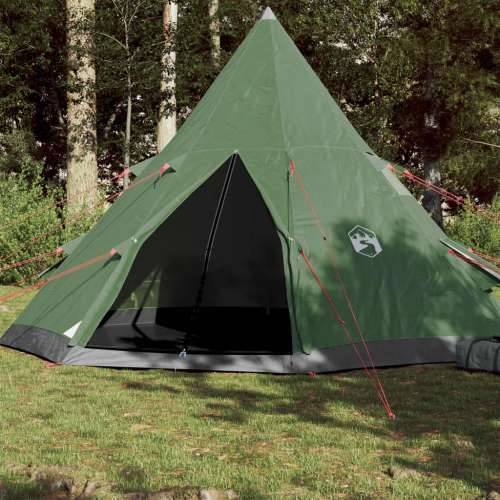 Šator tipi za kampiranje za 4 osobe zeleni vodootporni
