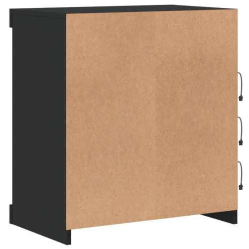 Komoda s LED svjetlima crna 60,5x37x67 cm - Crna 1 Cijena