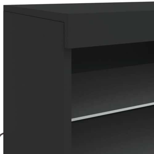 Komoda s LED svjetlima crna 60,5x37x67 cm - Crna 1 Cijena