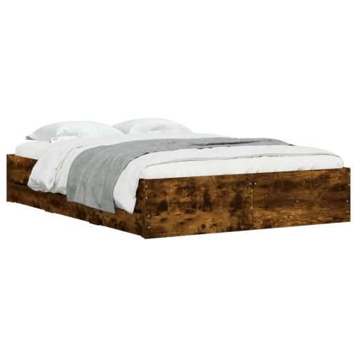 Okvir kreveta s ladicama boja hrasta 120x200 cm - Dimljeni hrast 120 x 200 cm Cijena