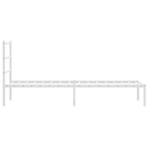 Metalni okvir za krevet s uzglavljem bijeli 80x200 cm - Bijela 80 x 200 cm s uzglavljem Cijena
