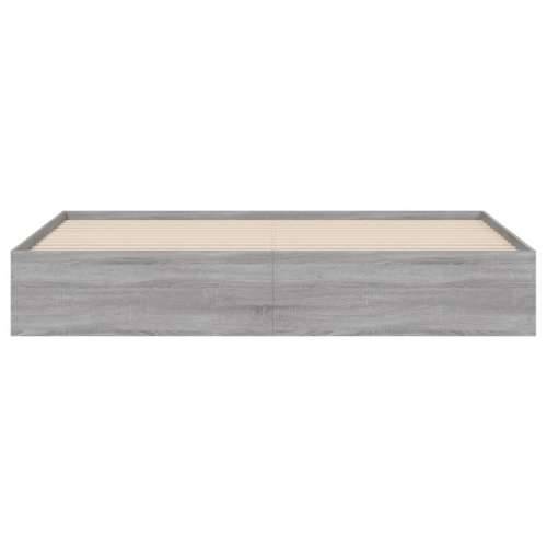 Okvir za krevet s ladicama boja hrasta 200x200 cm drveni - Sivi hrast sonoma 200 x 200 cm Cijena