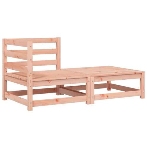 Kutna vrtna sofa s jastucima i tabureom - Prirodni douglas 1 kutna sofa Cijena