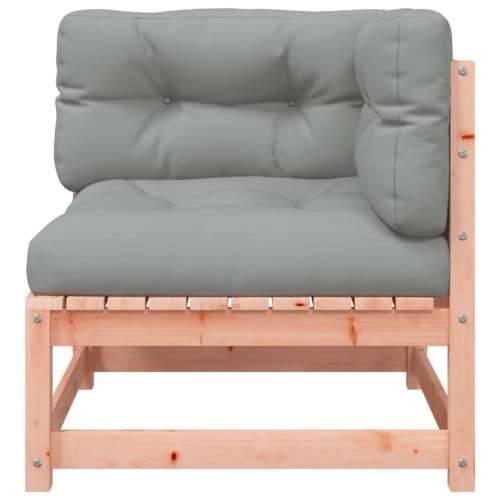 Kutna vrtna sofa s jastucima i tabureom - Prirodni douglas 1 kutna sofa Cijena