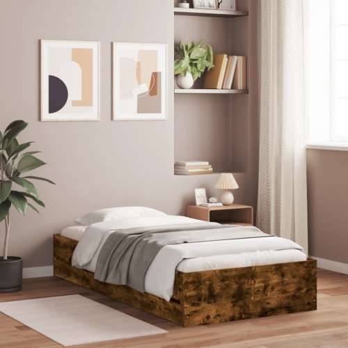 Okvir kreveta s ladicama boja hrasta 100x200 cm Dimljeni hrast 100 x 200 cm Cijena