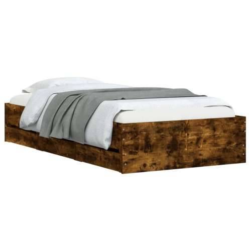 Okvir kreveta s ladicama boja hrasta 100x200 cm Dimljeni hrast 100 x 200 cm Cijena