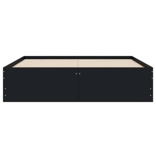 Okvir za krevet s ladicama crni 120x190 cm konstruirano drvo - Crna 120 x 190 cm Cijena