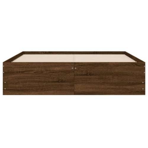 Okvir kreveta s ladicama boja smeđeg hrasta 120x190 cm - Smeđi hrast 120 x 190 cm Cijena