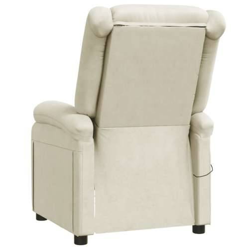 Masažna fotelja od umjetne kože krem Cijena