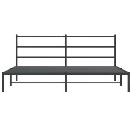Metalni okvir za krevet s uzglavljem crni 183x213 cm - Crna 183 x 213 cm s uzglavljem Cijena