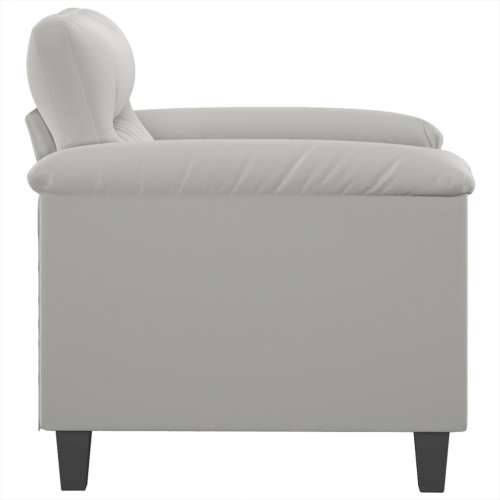 Fotelja svjetlosiva 60 cm od mikrovlakana - Svjetlosiva 60 cm Cijena
