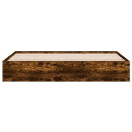 Okvir kreveta s ladicama boja hrasta 200x200 cm Dimljeni hrast 200 x 200 cm Cijena