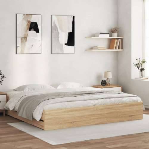 Okvir za krevet s ladicama boja hrasta 180x200 cm - sonoma hrast 180 x 200 cm Cijena